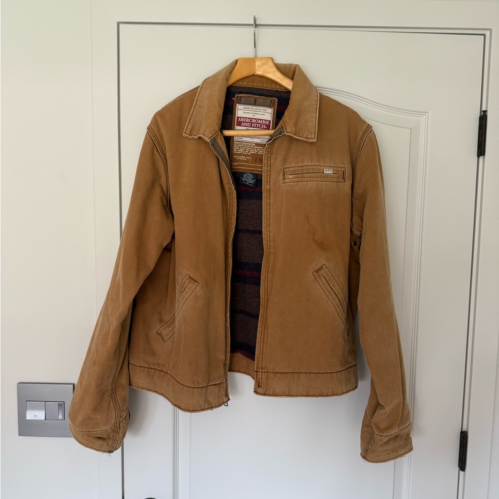 Abercrombie & Fitch Men's Brown Jacket